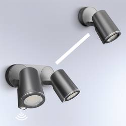 Steinel SPOT DUO S ANT 058647 venkovní LED reflektor s PIR detektorem Energetická třída (EEK2021): F (A - G) 14.95 W Barvy světla (LED svítidlo): bílá