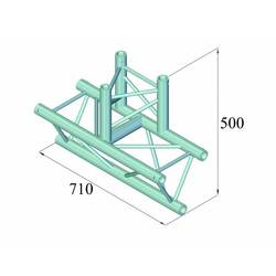 Alutruss TRILOCK 6082AT-38 3bodová rampa T-kus 90 °