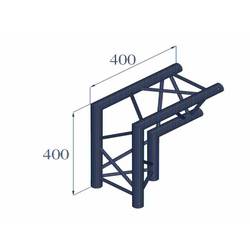 Alutruss DECOLOCK DQ3-PAC25 3bodová rampa roh 90 °
