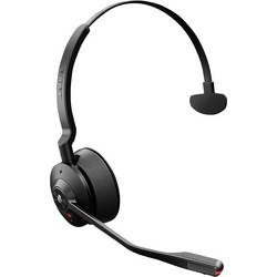Jabra Engage 55 SE Mono Link400c MS Headset otevřená (On Ear) Bez kabelu, DECT černá Redukce šumu mikrofonu monofonní Počítače