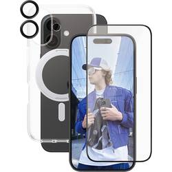 PanzerGlass CARE by ® PG 3-in-1 Protection ochranné sklo na displej smartphonu Apple iPhone 16 1 ks Chránící proti otiskům prstů, odolné vůči poškrábání