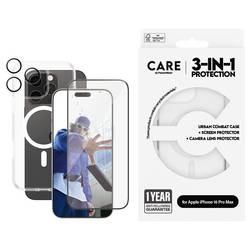 PanzerGlass CARE by ® PG 3-in-1 Protection zadní kryt na mobil Apple iPhone 16 Pro Max transparentní 1552552 B1340+2864+1286