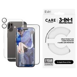 PanzerGlass CARE by ® PG 3-in-1 Protection zadní kryt na mobil Apple iPhone 16 Plus transparentní odolné vůči nárazům B1355+2863+1285
