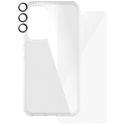 PanzerGlass 3-in-1 Ultra Wide Fit Bundle Glass + Case + Lens Pouzdro + sada ochranného skla Samsung Galaxy A55 5G odolné vůči nárazům B0470+7358