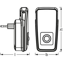 OSRAM HOMELIGHTING Lunetta Torch Inductive Sensor White LED noční světlo se svítilnou