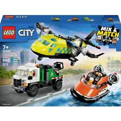 60505 LEGO® CITY Kombinovaná sada s letadlem, údržbovým vozidlem a vznášedlem (60505)