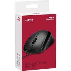 SpeedLink KAPPA optická ergonomická myš, přenos USB, 3 tlačítko, 1000 dpi, černá