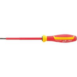 Stahlwille 4660 VDE 3 0,6X 3,5X100 VDE SCHLITZSCHRAUBENDREHER MIT DRALL-GRIFF VDE šroubovák pro šrouby Microstix Šířka čepele: 3.5 mm Délka dříku: 100 mm DIN