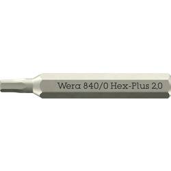 Wera 05058111001 840 Micro bit inbus Pohon (šroubovák): 1/4 (6,3 mm) Typ zakončení: inbus 2.0 mm 30 mm