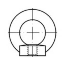 TOOLCRAFT TO-9988821 závěsná oka M16 DIN 582 nerezová ocel A4 5 ks