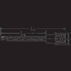 Stahlwille 3054 X/ M 12 03261412 1/2 (12,5 mm) sada šroubováků M12 1/2