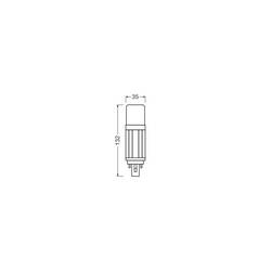 OSRAM HOMELIGHTING 4099854502873 LED trubice Energetická třída (EEK2021) E (A - G) G24-d zářivkový tvar 9.5 W denní bílá (Ø) 37.7 mm 1 ks
