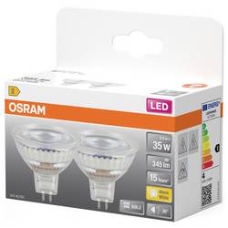 OSRAM HOMELIGHTING 4099854459658 LED reflektor Energetická třída (EEK2021) E (A - G) GU5.3 žárovka 3.4 W teplá bílá (Ø x v) 50.00 mm x 50.00 mm 2 ks