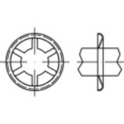 axiální upínací kroužek TOOLCRAFT 159385, N/A, vnější Ø: 18 mm;88122, pružinová ocel, leštěný, 500 ks