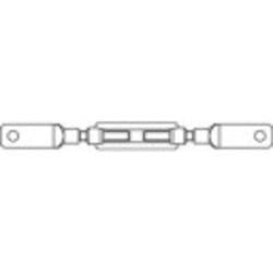TOOLCRAFT 136630 matice napínáku M16 ocel galvanizováno zinkem DIN 1480 1 ks