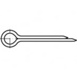 TOOLCRAFT Galvanicky pozinkovaná ocelová závlačka ISO 1234, rozměry: 2,5 x 28 28 mm 500 ks