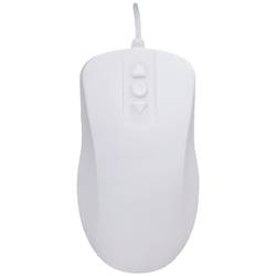 Active Key AK-PMH12OB-US-W optická hygienická myš, myš, přenos kabelový, 2 tlačítko, 1000 dpi, bílá