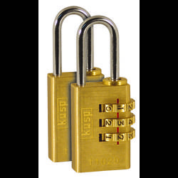 Kasp K11020D2 visací zámek zlatožlutá na heslo