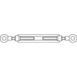 TOOLCRAFT 1066897 matice napínáku M10 nerezová ocel A2 DIN 1480 1 ks
