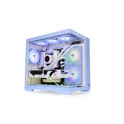 Thermaltake View 380 TG ARGB Hydrangea Blue midi tower PC skříň modrá