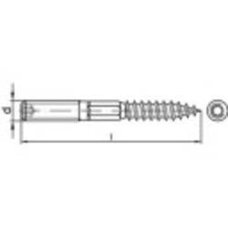 TOOLCRAFT 1069966 šroub se závitovým dříkem M8 60 mm 88149 nerezová ocel A2 100 ks