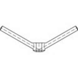 TOOLCRAFT TO-5454786 křídlová matice M20 DIN 80701 mosaz 1 ks