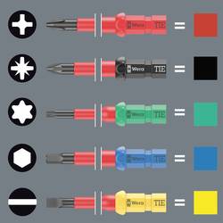 Wera Kraftform Kompakt VDE 65 iS PZ 2 x 157 mm TIE SB pro elektrotechniky Pozidriv výměnné bity s rukojetí PZ 2 157 mm