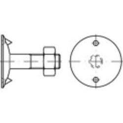 TOOLCRAFT 147102 talířové šrouby M8 35 mm vnější šestihran DIN 15237 ocel 100 ks