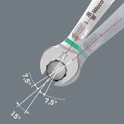 Wera 05020233001 9640 Magnetleiste 6003 Joker 1 sada očkoplochých klíčů 11dílná Délka klíče (cm) (jen pro nadpis) 8 - 19 mm