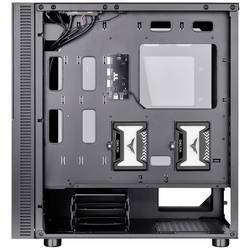 Thermaltake CA-1W1-00M1WN-01 midi tower PC skříň černá 3 předinstalované LED ventilátory, kompatibilní s LCS, boční okno, vhodné pro vodní chlazení DIY, vhodné