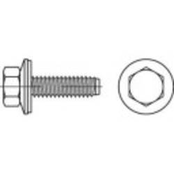 TOOLCRAFT 1070015 vrut na dřevěné fasády 6.3 mm 130 mm vnější šestihran 88276 nerezová ocel A2 100 ks