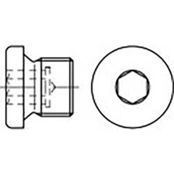 TOOLCRAFT TO-6855792 závěrné šrouby 1 1/8 Zoll vnitřní šestihran DIN 908 ocel 10 ks