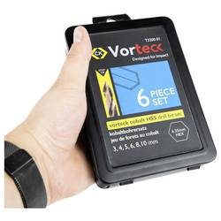 C.K T3200 01 HSSE-Co 5 sada víceúčelového vrtáku 3 mm, 4 mm, 5 mm, 6 mm, 8 mm, 10 mm SDS plus 1 ks
