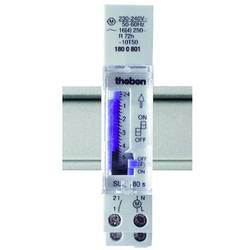 Theben 1800001 časovač na DIN lištu, 0176240, analogový, 1 kanál