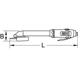 KS Tools 515.5475 Pneumatická kolíková bruska 3/8, 15 000 ot./min