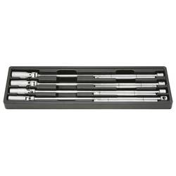 KS Tools 517.1130 Sada klíčů na zapalovací svíčky s T rukojetí, 4 ks, 14 - 21 mm