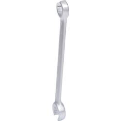 KS Tools 517.0264 Otevřený oboustranný očkový klíč, zahnutý, 17 x 19 mm