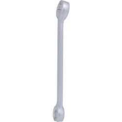 KS Tools 517.0261 Otevřený oboustranný očkový klíč, zahnutý, 14 x 17 mm