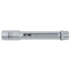 KS Tools 500.3801 3/8 teleskopická hlavice na zapalovací svíčky, 14 mm
