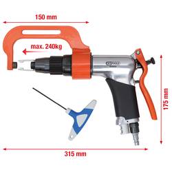 KS Tools 515.1310 Sada pneumatických svařovacích vrtaček, 3 ks
