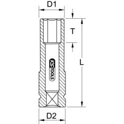 SlimPower 1/2„Impact-konektorové nástrčné hlavice, 21 mm KS Tools 515.0994