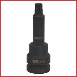 KS Tools 450.0423 Silový nástavec na bity pro šrouby s vnitřním šestihranem L = 107 mm, 19 mm