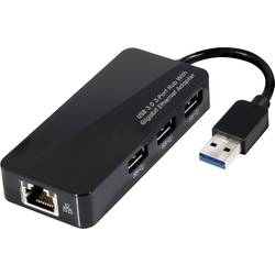 club3D CSV-1430 3 + 1 port USB 3.0 hub  černá (lesklá)