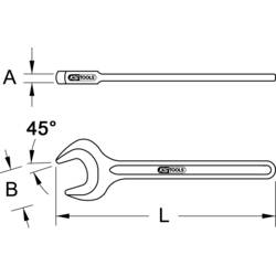KS Tools 963.7889 963.7889 tahový nástrčný klíč Délka klíče (cm) (jen pro nadpis) 30 mm