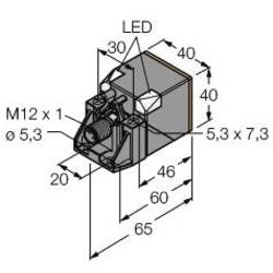 Turck indukční snímač 40 x 40 x 65 mm nezarovnaná PNP, zavírač NI50U-QV40-AP6X2-H1141