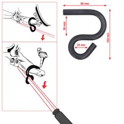 KS Tools 700.1499 Univerzální háček pro zavěšení os