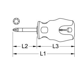 KS Tools 159.1148 šroubovák Torx Velikost šroubováku T 30 Délka dříku: 38 mm 1 ks