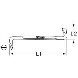 KS Tools 151.2678 šroubovák pro šrouby Microstix DIN ISO 8764