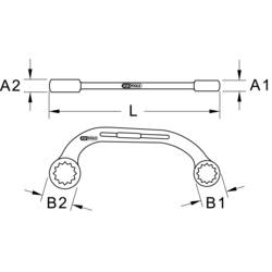 KS Tools 518.2364 518.2364 klíč startérového bloku Délka klíče (cm) (jen pro nadpis) 13 - 16 mm