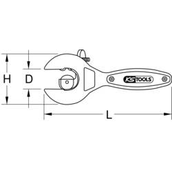 KS Tools 1045022 řezák trubek
